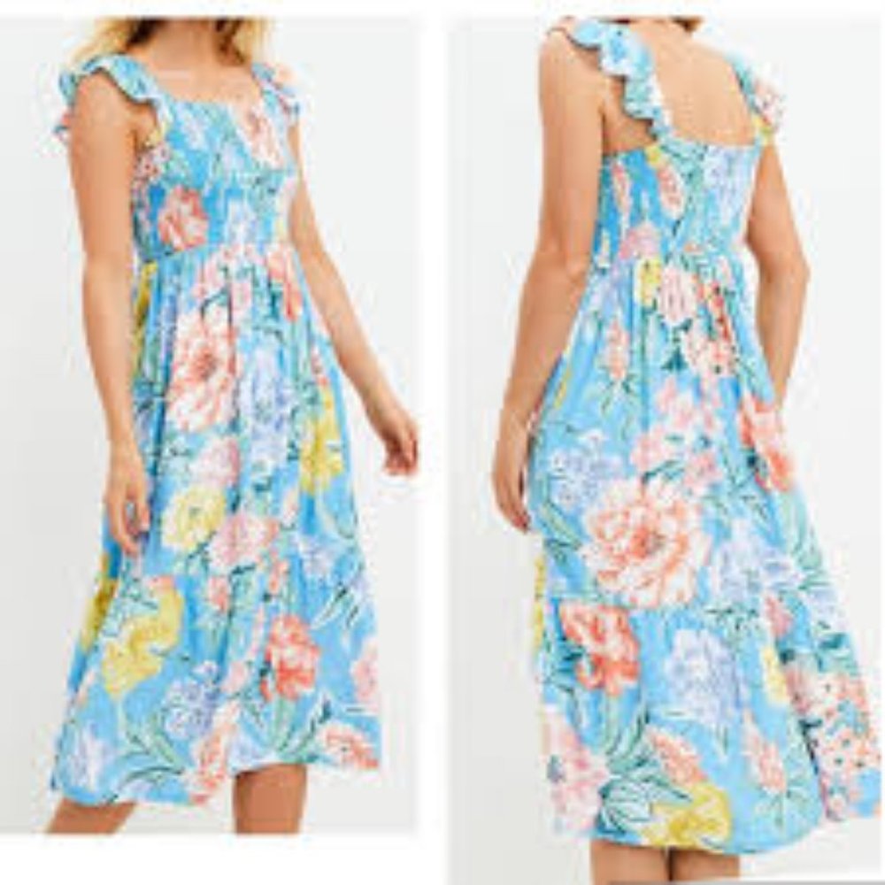 LOFT Floral Dress